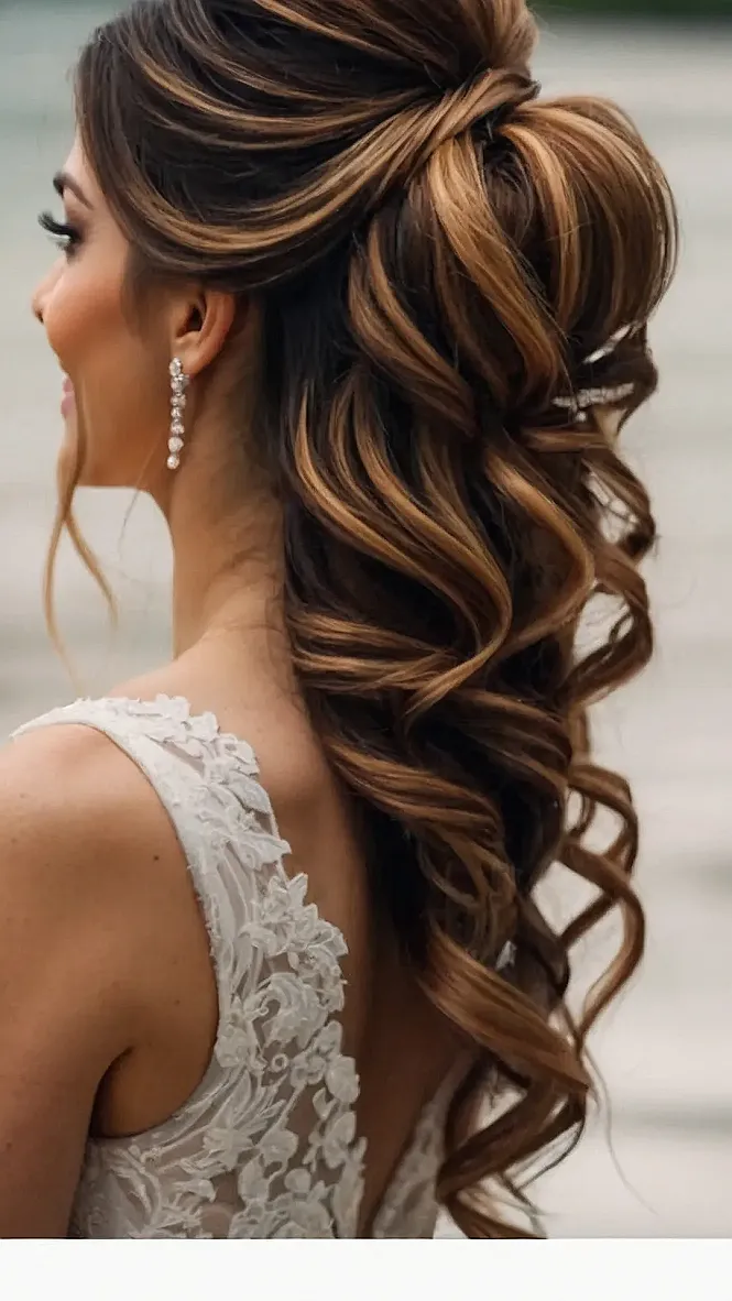 Stunning Half Up Half Down Bridal Hairstyles to Inspire Your Big Day
