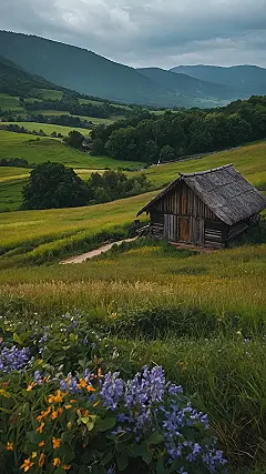A Little Cabin in the Big Woods
