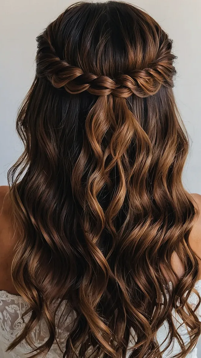 Captivating Half Up Half Down Hairstyles for a Memorable Wedding Day