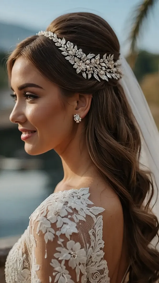 Glamorous Bridal Hairstyles Highlighted by Stunning Veils