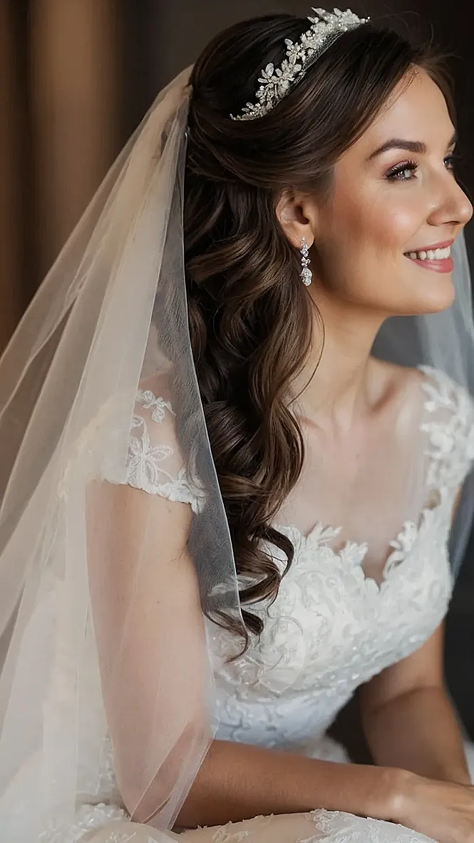Dreamy Wedding Hairstyles with Veils to Make You Feel Inspired