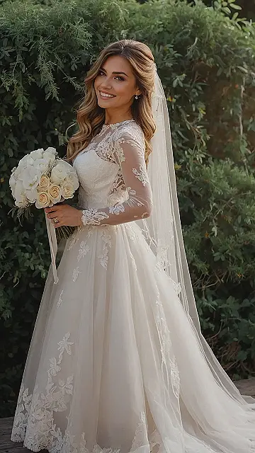 Classic Bridal Looks Hairstyles with Veils for Every Style