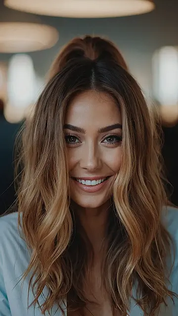 Fall Hair Goals: Sun-Kissed & Ready for Pumpkin Spice Lattes!