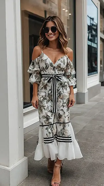 Floral Fashionista: Chic Ladies Outfits