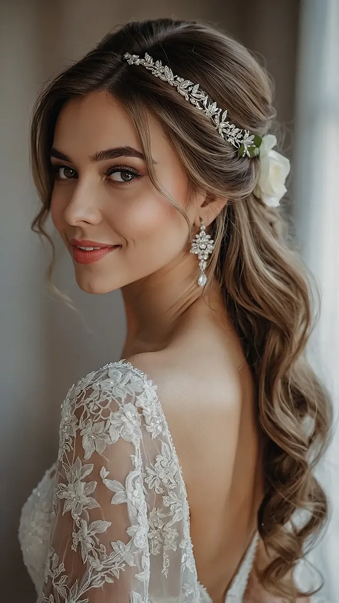Perfectly Poised Nuptial Hair