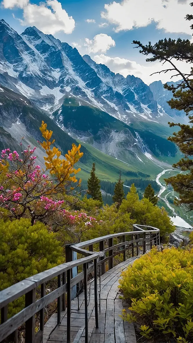 Summer's Frosty Embrace