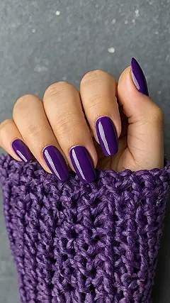 Amethyst Aura Nails