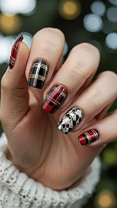 Plaid Perfection: Nail It!