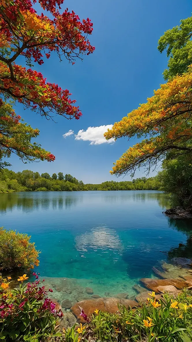 Lake's Glimmering Ascent