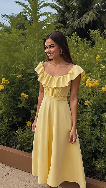 Sunny Bright: The Yellow Dress