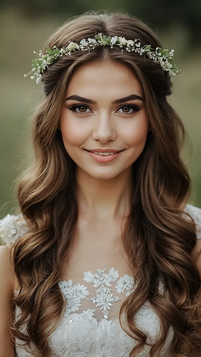 Radiant Medium Wedding Coifs