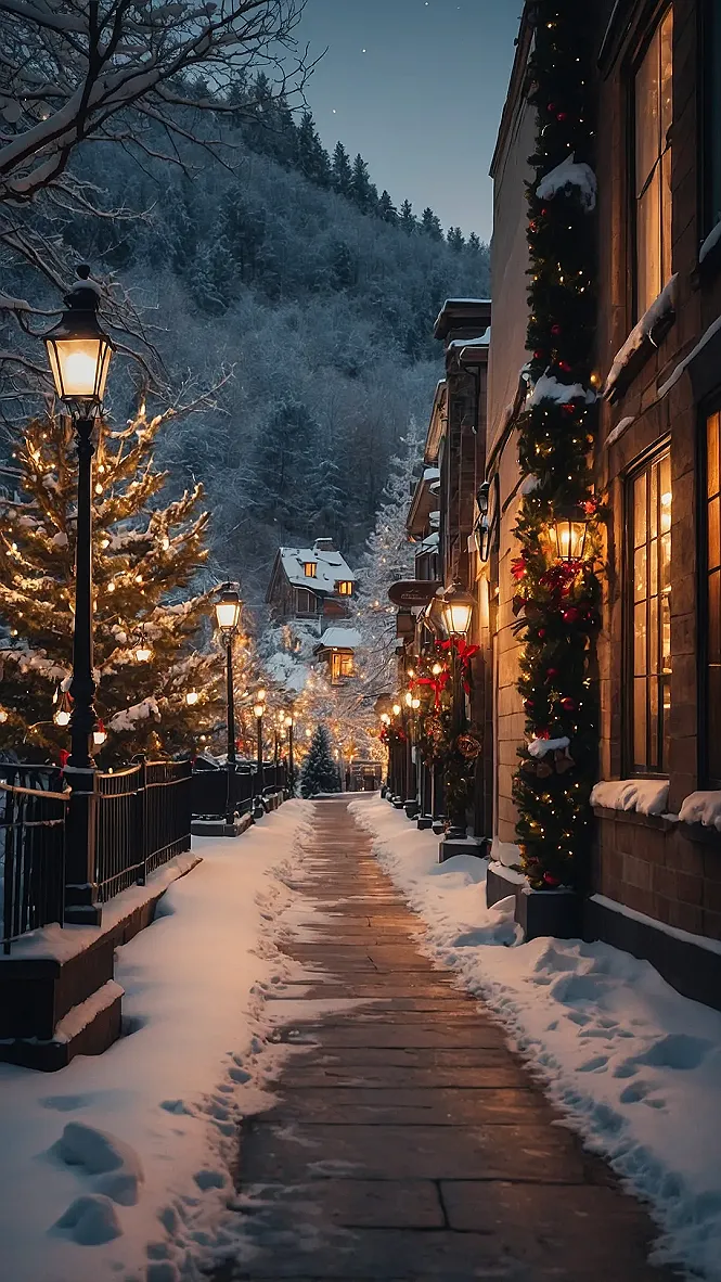 Snow-Kissed Backgrounds