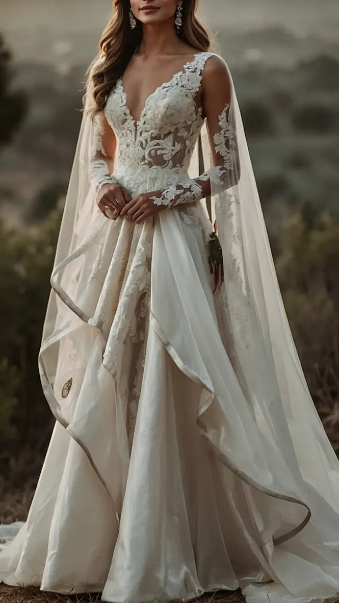 High-Low Bridal Chic