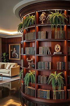 Luxury Bookshelf Design: Elegant Room Decor & Display Ideas