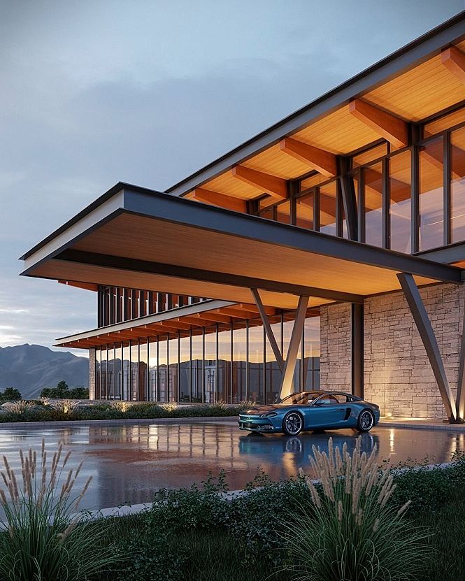 Elevate Your Home: Stunning Modern Entry Canopy Designs