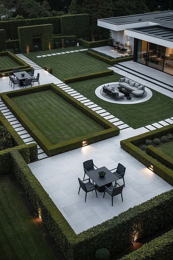 Modern Minimalist Garden Design: Luxury Outdoor Living Spaces