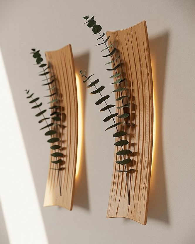 Modern Wooden Wall Sconces: Aesthetic Corner Lighting Ideas
