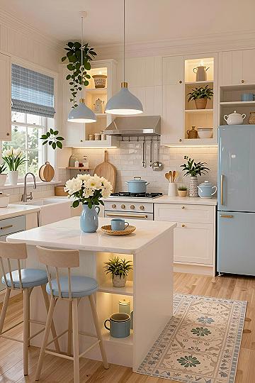 Choosing Soft Blue Cabinetry for Your Kitchen