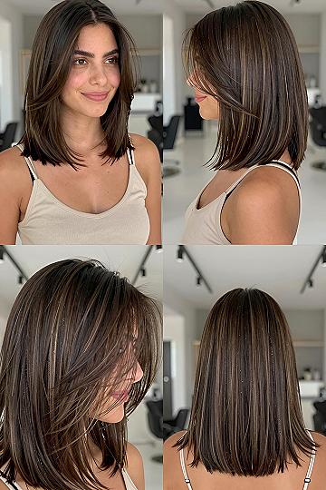 Understanding the Angled Long Bob With Soft Layers