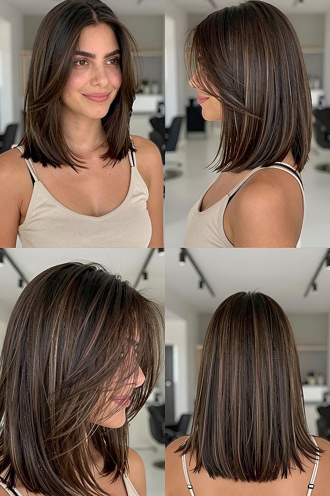 Understanding the Angled Long Bob With Soft Layers