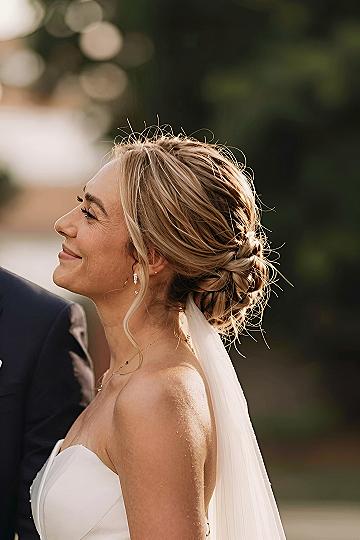 Choosing a Low Braided Bun for Your Wedding Day
