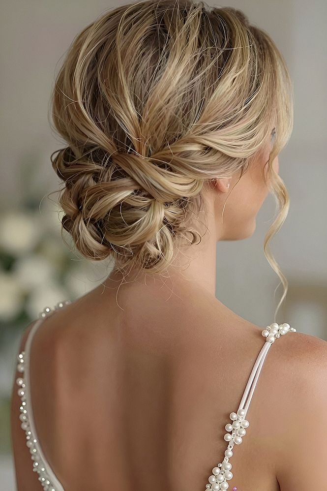 Creating a Relaxed Twisted Chignon with Soft Face Framing