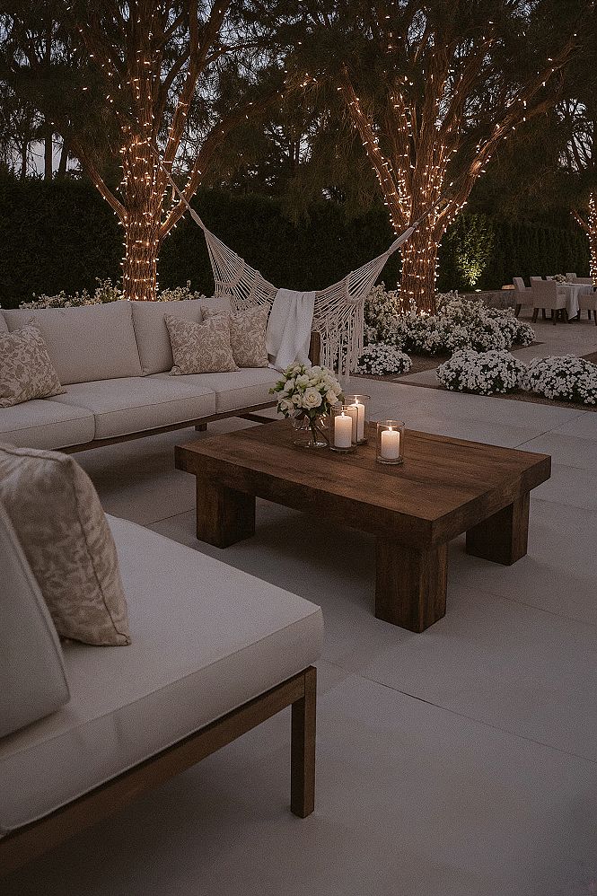 Dreamy Backyard Escape: Cozy Hammock & Patio Garden Oasis