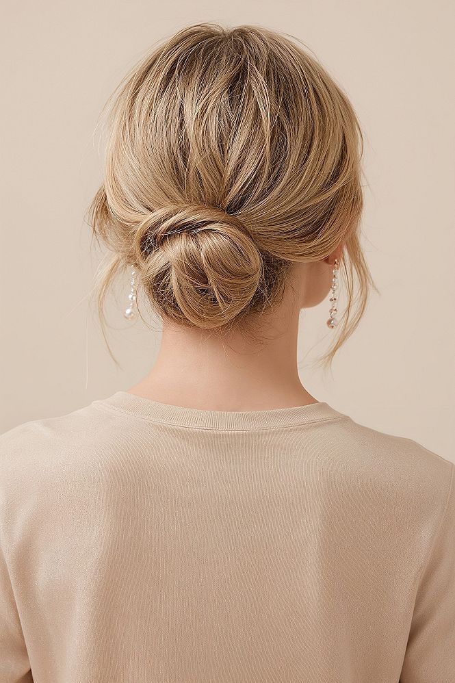 Dreamy Messy Low Bun: The Ultimate Wedding Upstyle