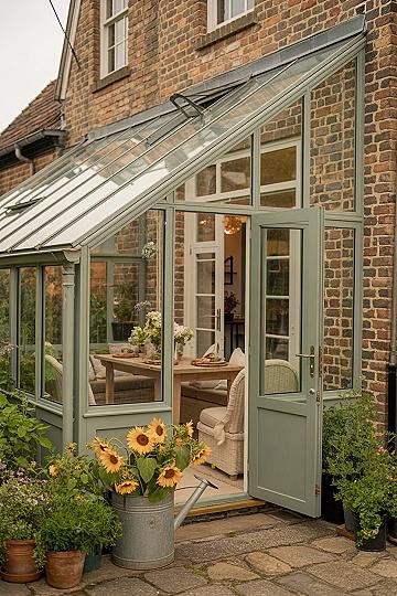 Lean To Glass Greenhouse: Your Next Home Extension Idea
