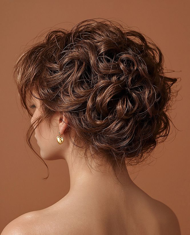 Trendy Curly Updos: Chic Bridal Hair Inspiration for 2024
