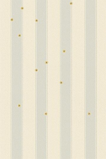 Cute Yellow & Blue Floral Stripes Wallpaper for a Cheerful Home Screen