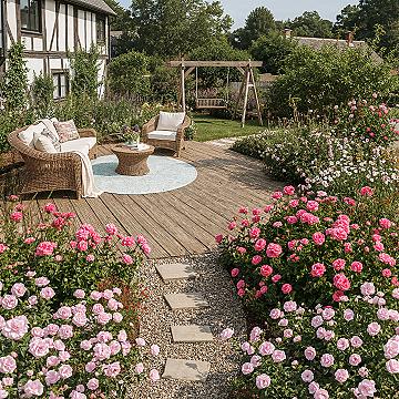 Cozy Backyard Patio: Dream Home Garden Ideas with Cottagecore Charm