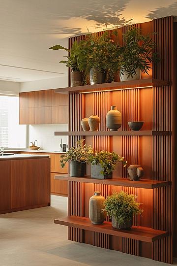 Acoustic Panel & Shelf Room Dividers: Stylish Living Room Separator Solutions
