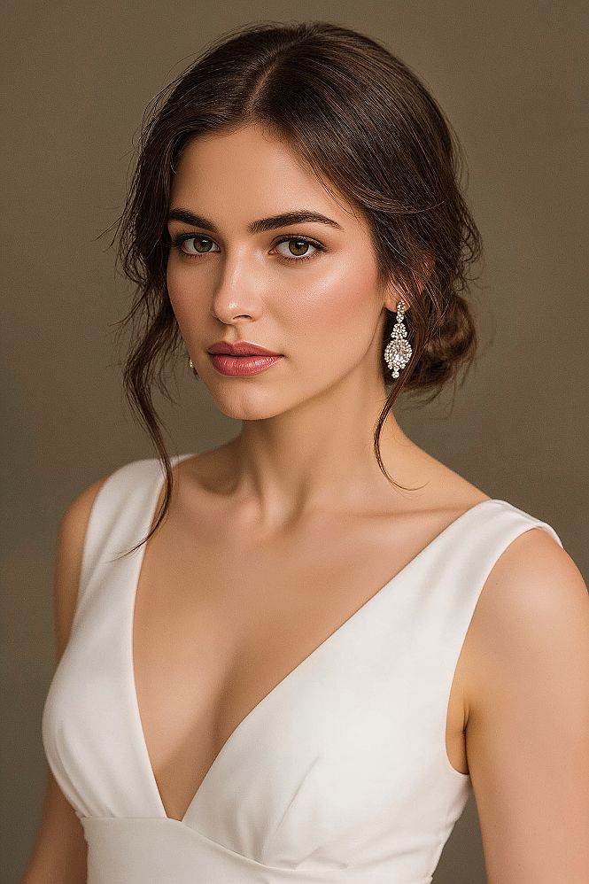 Chic Low Bun Hairstyles for Wedding Elegance