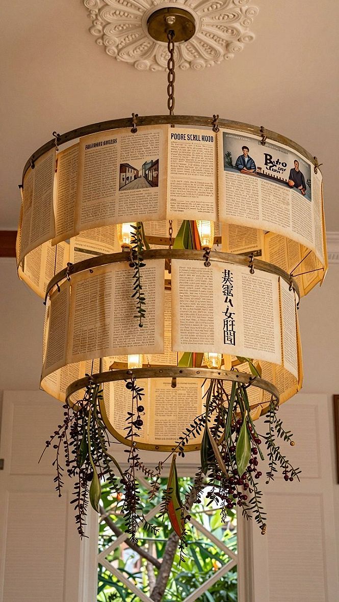 Making a Statement Chandelier from Upcycled Tin Cans