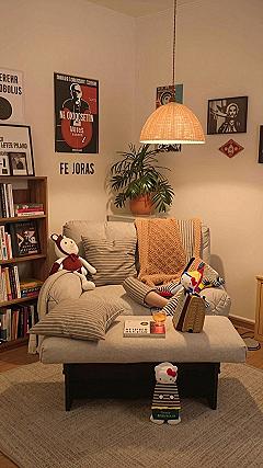 Layering Woven Pendant Lights for Taupe Bedroom Ambiance