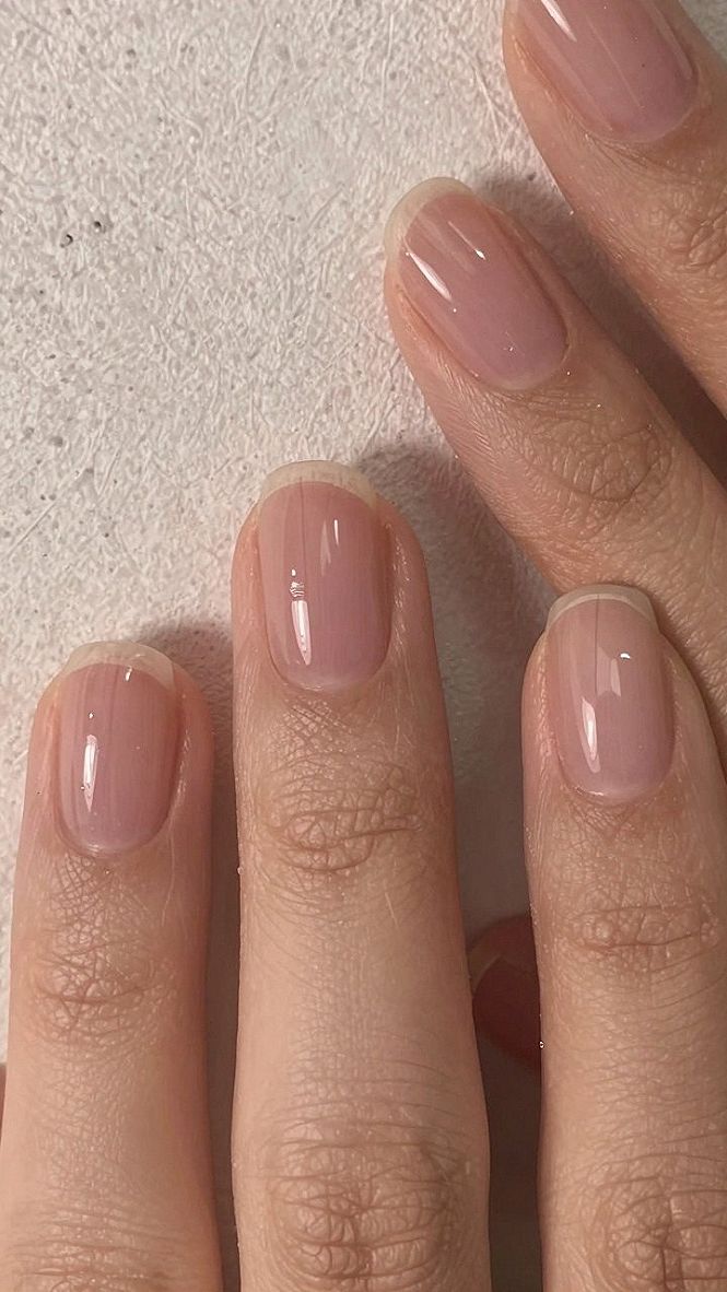 Why Sheer Rosy Tones Work So Well for Simple Nails