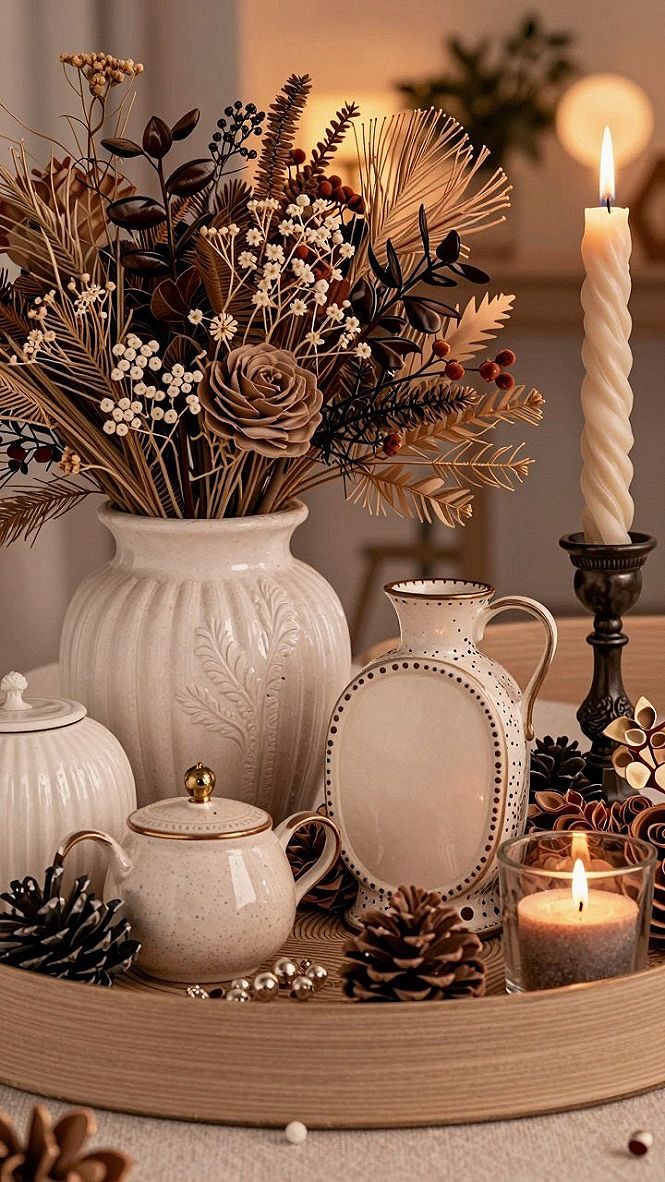 Styling Dried Florals for Subtle Autumn Decor