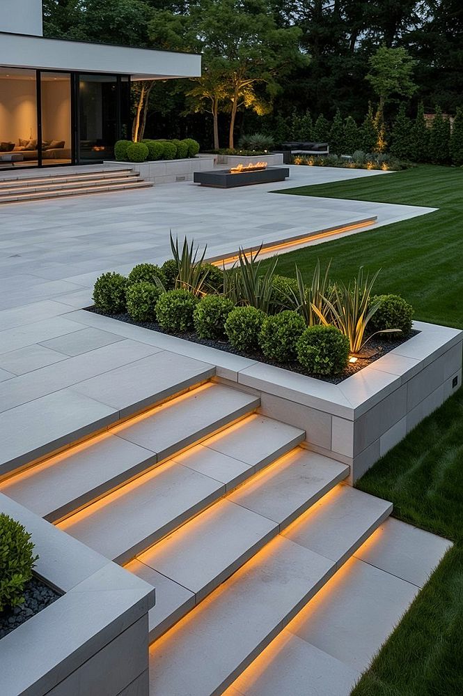 Zen Patio Oasis: Outdoor Modular Seating & Pergola Bliss