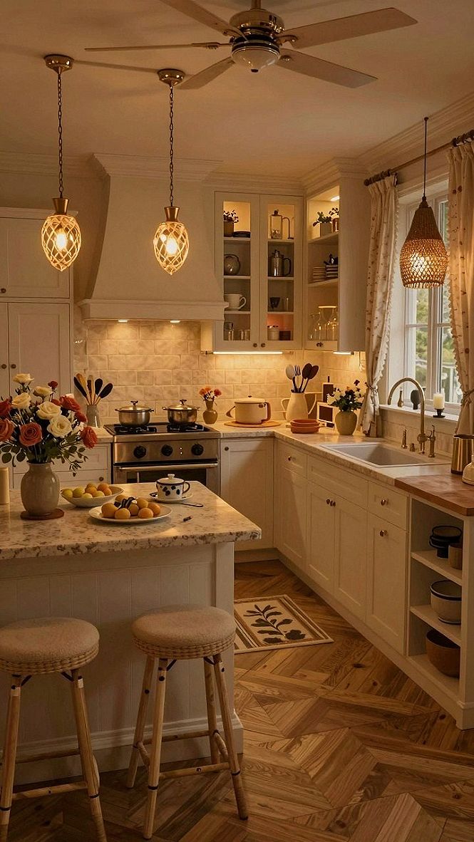 Selecting Natural Woven Lighting for Your Cottage Kitchen