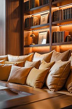 Cozy Reading Nook Ideas: Integrated Bookshelves in Corner Spaces