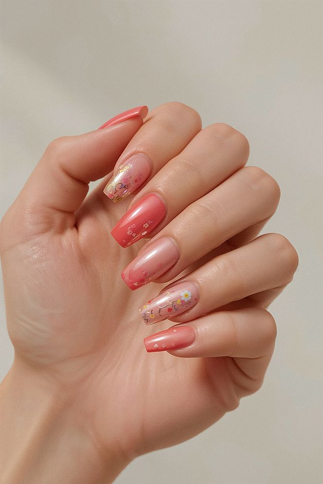 Vibrant Coral & Chrome: Dazzling Summer Nail Designs 2026