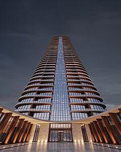 Skyscraper Elegance: Modern Luxury Residential Building Design