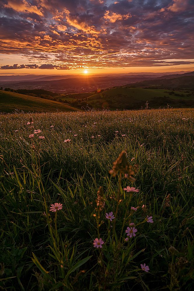 Breathtaking Mountain Sunsets: Aesthetic 4K Nature Photography