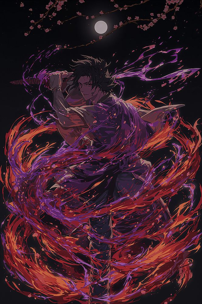Epic Demon Slayer Aura: Marvel 4K iPhone & Anime Wallpapers