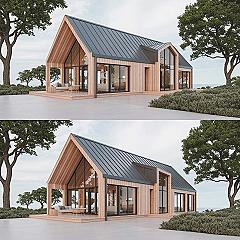 Modern Wooden Cottage Designs: Countryside Charm & Style