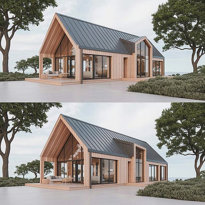 Modern Wooden Cottage Designs: Countryside Charm & Style