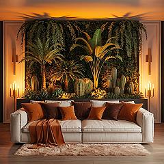 Indoor Garden Living Room Oasis: Serene Home Decor Ideas
