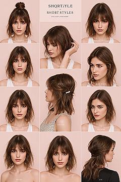 Top Short Hairstyles with Bangs: Cute & Effortless Mid-Length Looks