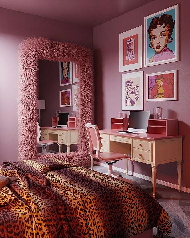 Funky 2000s Aesthetic Bedroom: Retro Room Redo Ideas